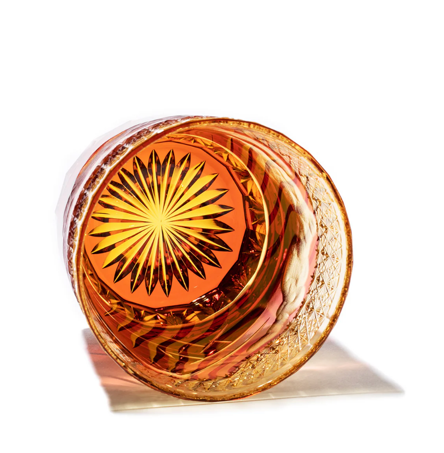 Edo Kiriko Rocks Glass | Ripples | Yamada Glass