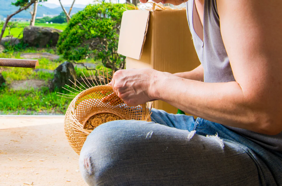 Beppu Bamboo Craft Lampshade | Bamboo Woven Lampshade