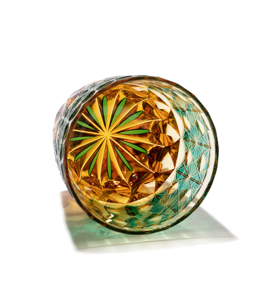 Edo Kiriko Rocks Glass | Ripples | Yamada Glass