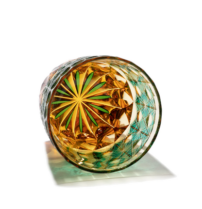 Edo Kiriko Rocks Glass | Ripples | Yamada Glass