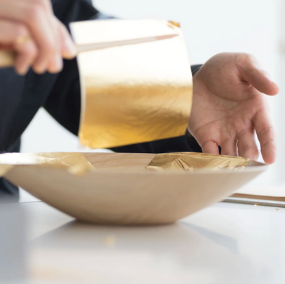 Kanazawa Gold Leaf | Wooden Bowl Set