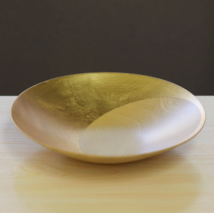 Kanazawa Gold Leaf | Wooden Bowl Set