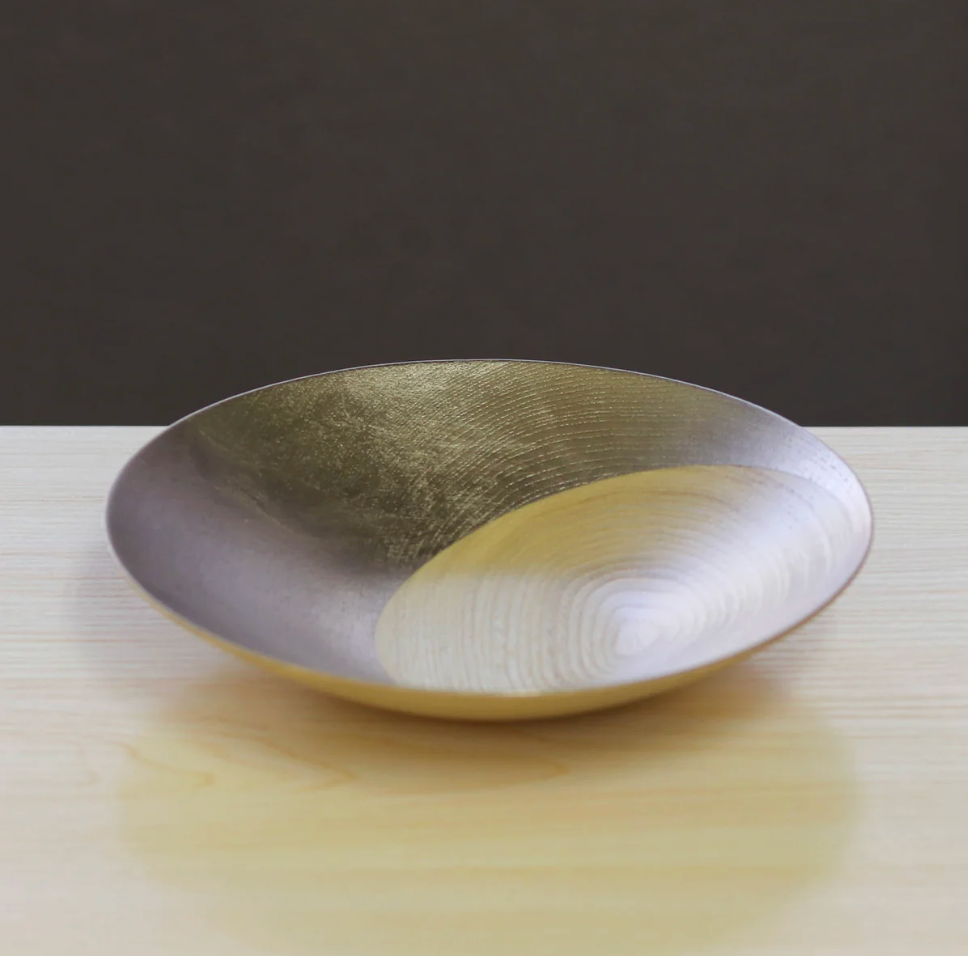 Kanazawa Gold Leaf | Wooden Bowl Set