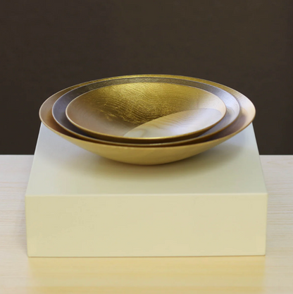 Kanazawa Gold Leaf | Wooden Bowl Set