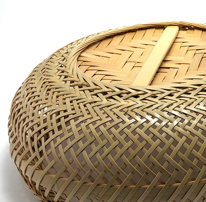 Beppu Bamboo Crafts Bamboo Basket | Six-Mesh Iron Flower Bowl