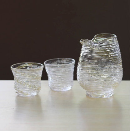 Kanazawa Gold Leaf Sake Ware | Frozen Sake Ware Set